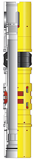 Компоновка подземного оборудования для открытого ствола